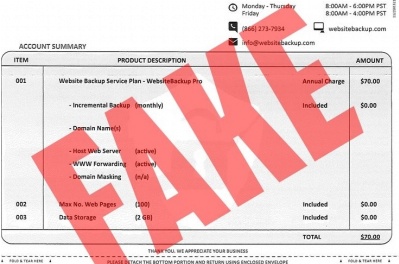 Invoice fraud:  educating your clients